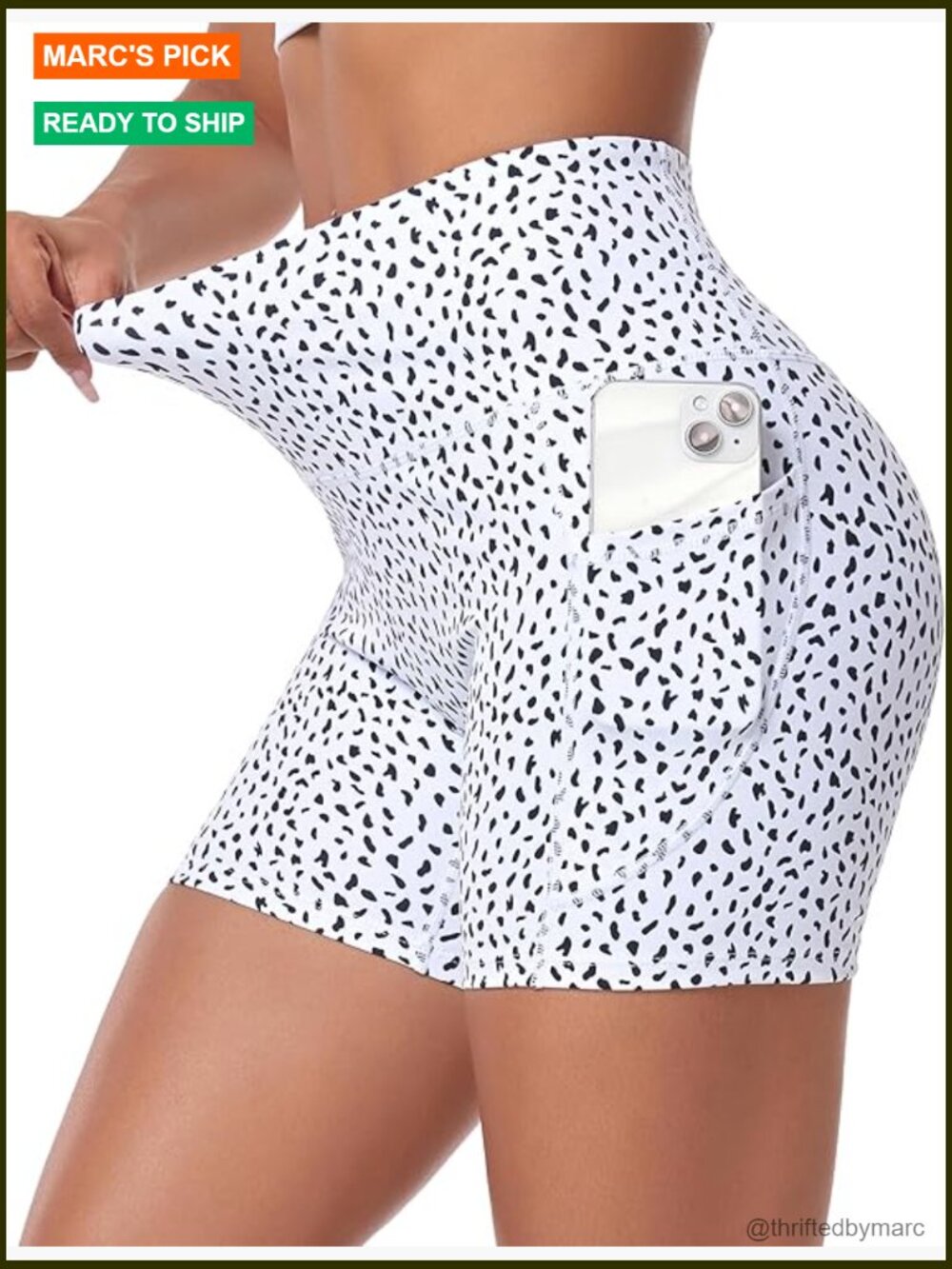 High Waisted Biker Shorts with Pockets for Workout Yoga